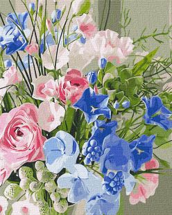 Painting by numbers - Aesthetic bouquet