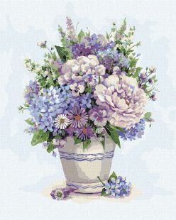 Painting by numbers - Assorted blooms