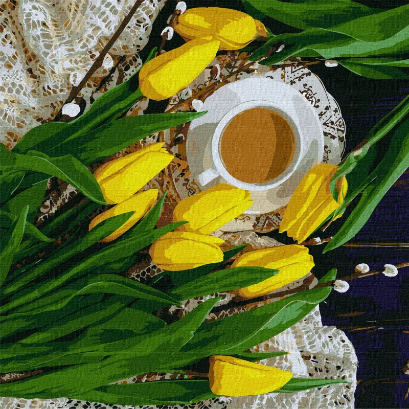 Картина за номерами - Весняний сніданок ©katryn_elen