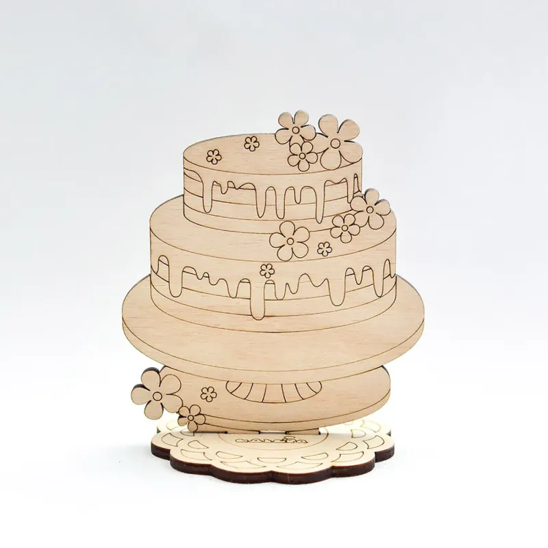 Figure from plywood - Bon appetite Sweets cake 