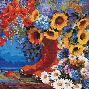 Painting by numbers - A fabulous morning 