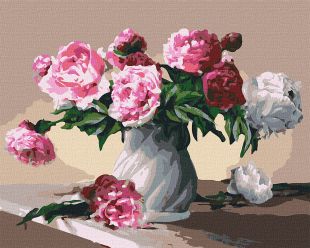 Painting by numbers - Flowers of love 