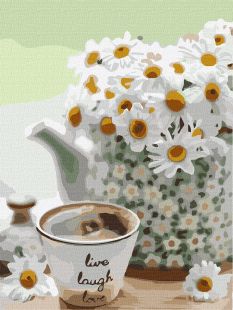 Painting by numbers - Chamomile tenderness 