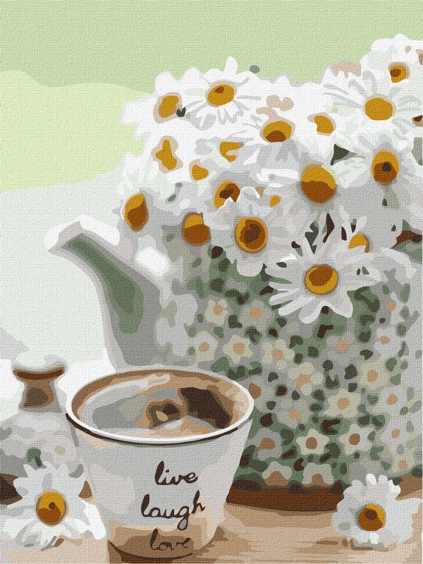 Painting by numbers - Chamomile tenderness 