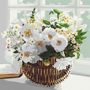 Painting by numbers - Tenderness in the basket 