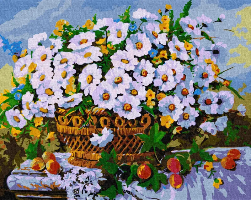 Картина за номерами - Літні квіти ©Олександр Закусілов