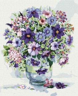 Painting by numbers - Purple inspiration