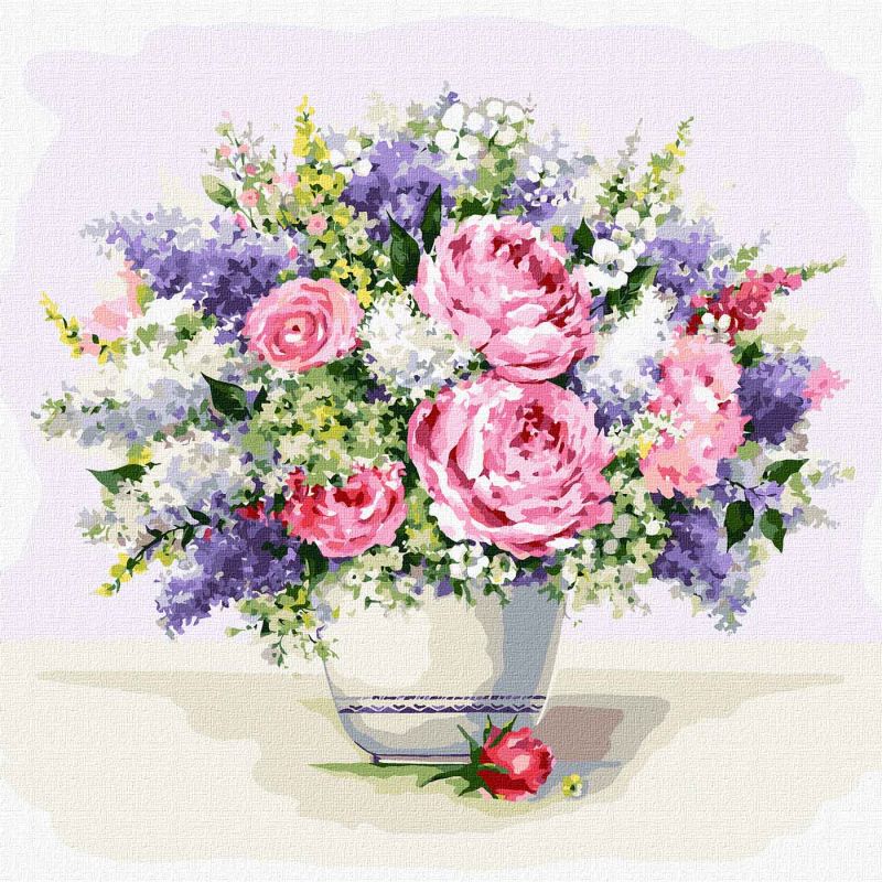 Painting by numbers - Scent of lilacs
