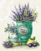 Painting by numbers - Lavender in a pot