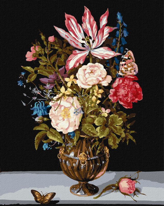 Painting by numbers - A blooming composition ©Ambrosius Bosschaert de Oude