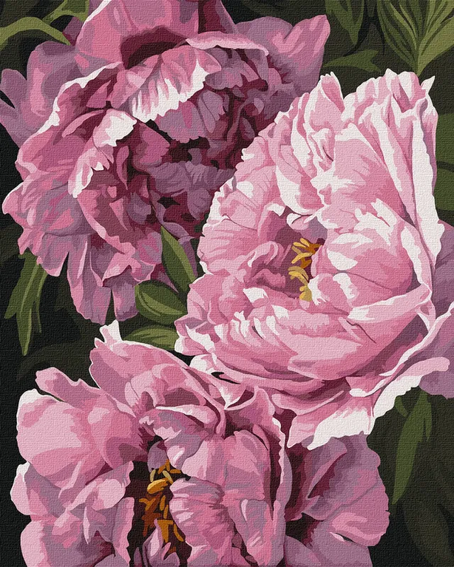 Картина за номерами - Магія квітів ©ArtAlekhina