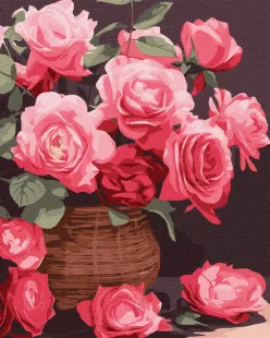 Картина по номерам - Красочные розы ©art_selena_ua