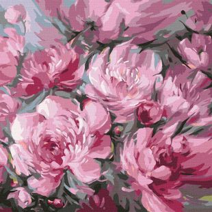 Painting by numbers - Lush bouquet ©maryna_hryhorenko__