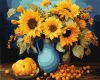 Painting by numbers - Sunflower harmony ©art_selena_ua