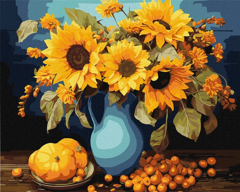 Painting by numbers - Sunflower harmony ©art_selena_ua