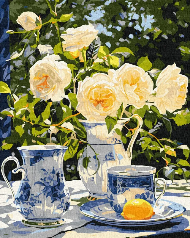 Картина по номерам - Элегантное чаепитие ©art_selena_ua