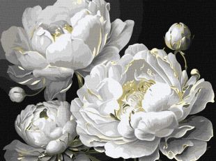 Painting by numbers - Impeccable beauty 3 with metallic paints ©art_selena_ua
