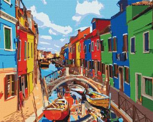 Painting by numbers - City colors 