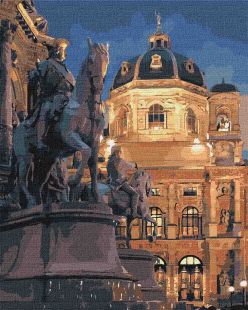Painting by numbers - Vienna at night 