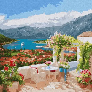 Картина за номерами - Которська бухта ©Ira Volkova