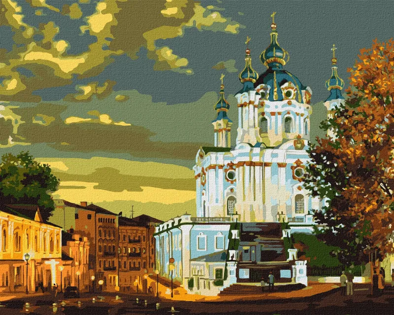 Картина за номерами - Андріївський узвіз ©Сергій Брандт