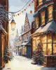 Картина за номерами - Різдвяна вулиця ©art_selena_ua