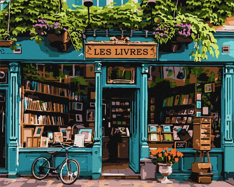 Картина за номерами - Світ книжок ©art_selena_ua