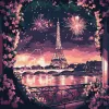 Картина по номерам - Яркая ночь ©art_selena_ua
