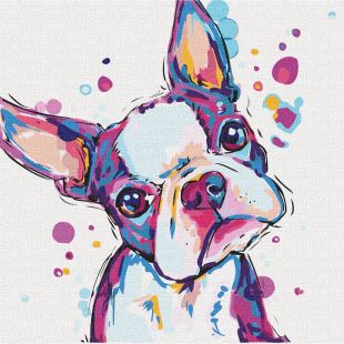 Painting by numbers - A funny kid 2 
