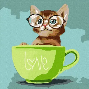 Картина за номерами - Lovely kitten