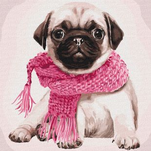 Painting by numbers - Pink mood 