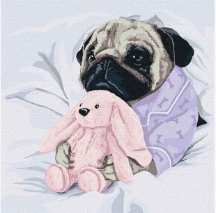 Painting by numbers - Favorite toy 