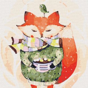 Painting by numbers - Little fox 