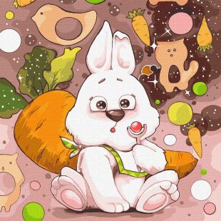 Painting by numbers - Magic bunny