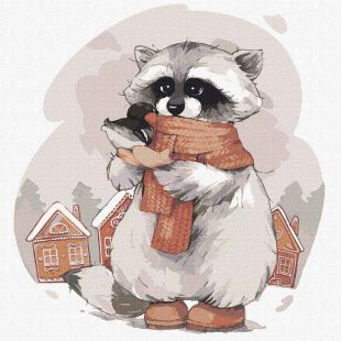 Painting by numbers - A little friend