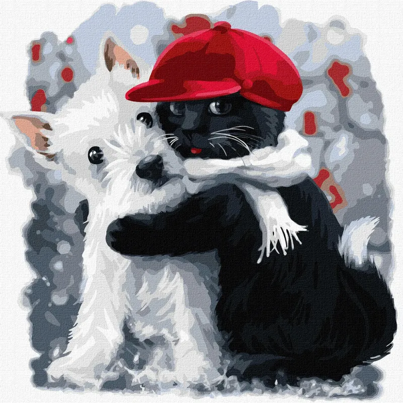 Картина за номерами - Кращі друзі