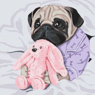 Painting by numbers - Favorite friend