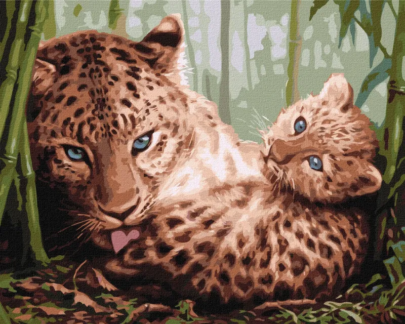Картина за номерами - Ніжність ©Сергій Лобач