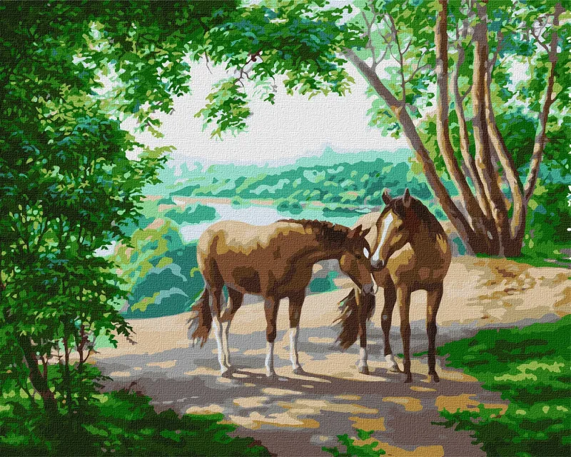 Картина за номерами - На прогулянці ©Сергій Лобач