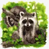 Картина за номерами - Смугасті друзі