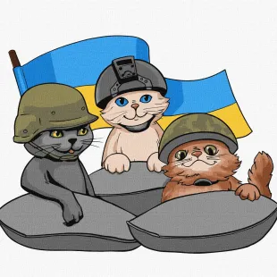 Картина за номерами - Пухнаста оборона ©art.irina.pass