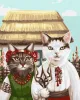 Картина за номерами - Котяча готика ©art.irina.pass