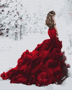 Painting by numbers - The Snow Queen 