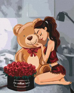 Картина за номерами - One million roses