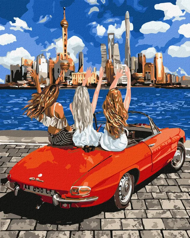 Painting by numbers - Girlfriends forever 