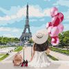 Painting by numbers - Walking along the streets of Paris 