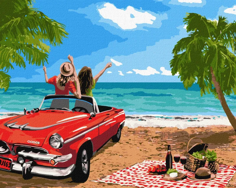 Painting by numbers - A journey with a girlfriend 