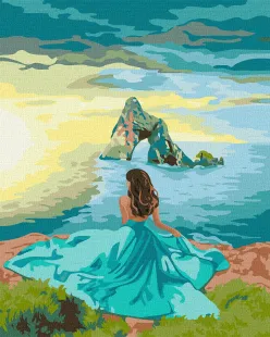 Картина за номерами - Лазурний вечір