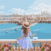 Painting by numbers - Admiring the views 
