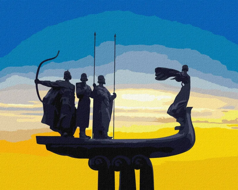 Painting by numbers - The founders of Kyiv